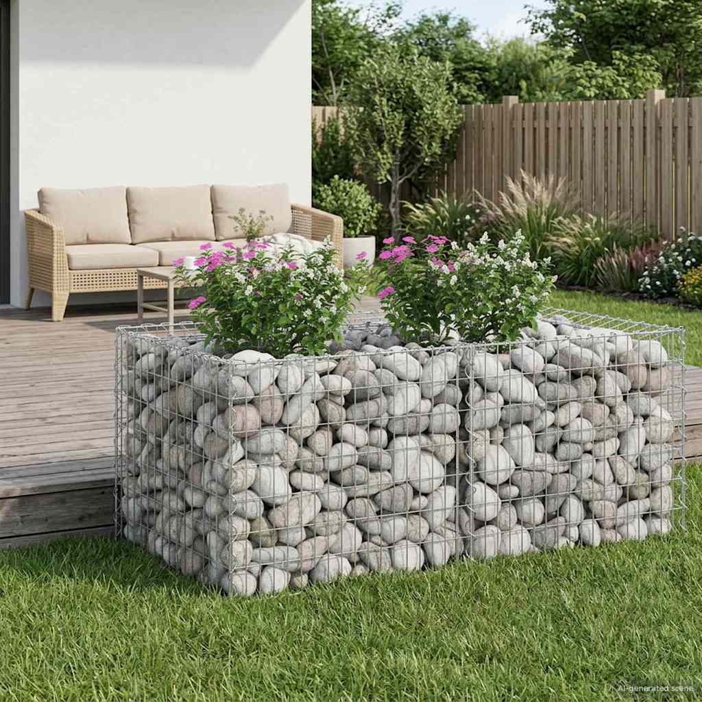 Gabion hevet seng Sølv
