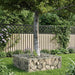 Gabion hevet seng sølv