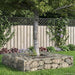 Gabion hevet seng sølv