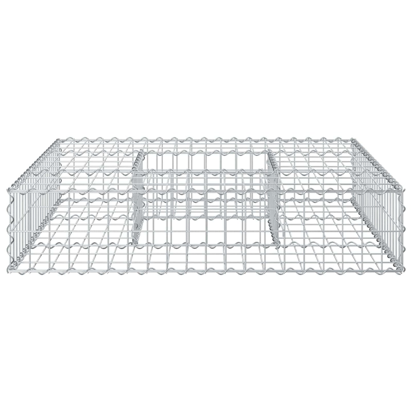 Gabion hevet seng sølv