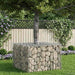 Gabion hevet seng sølv