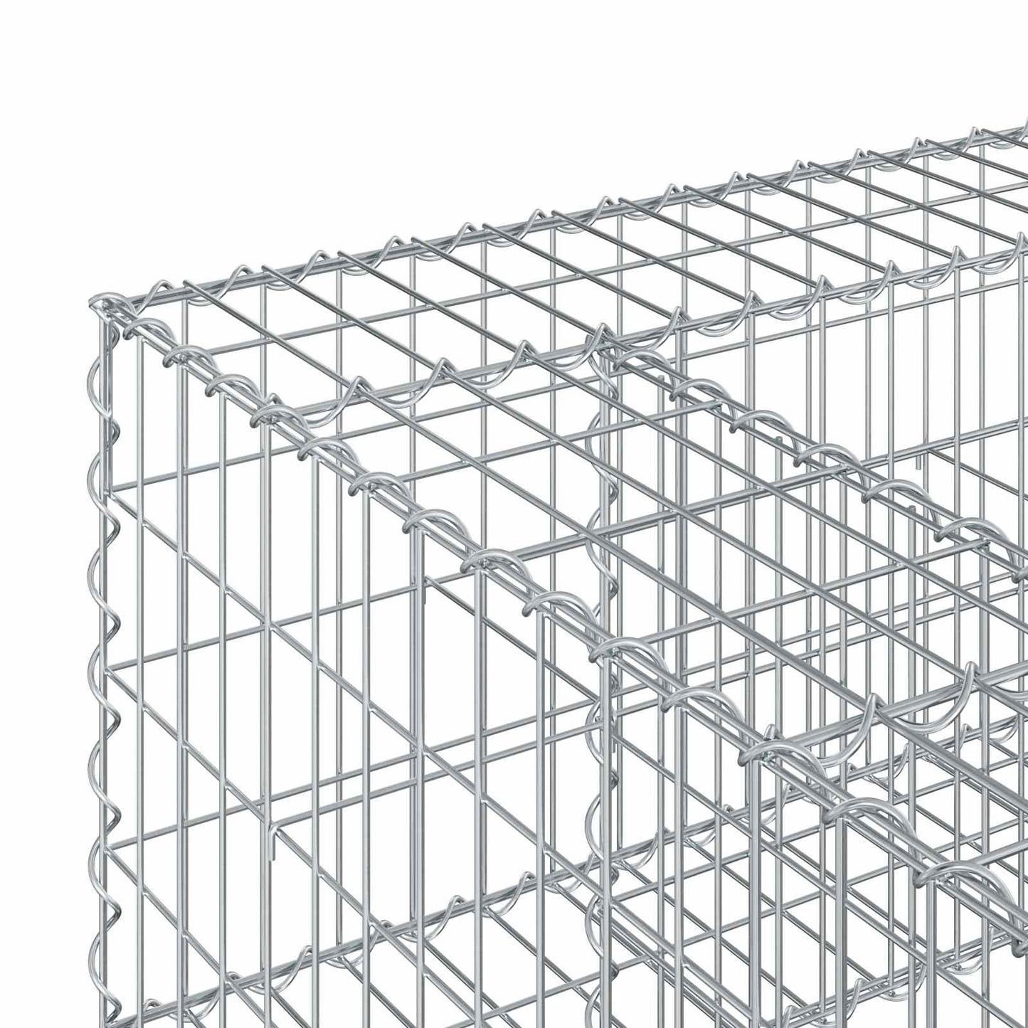 Gabion hevet seng sølv