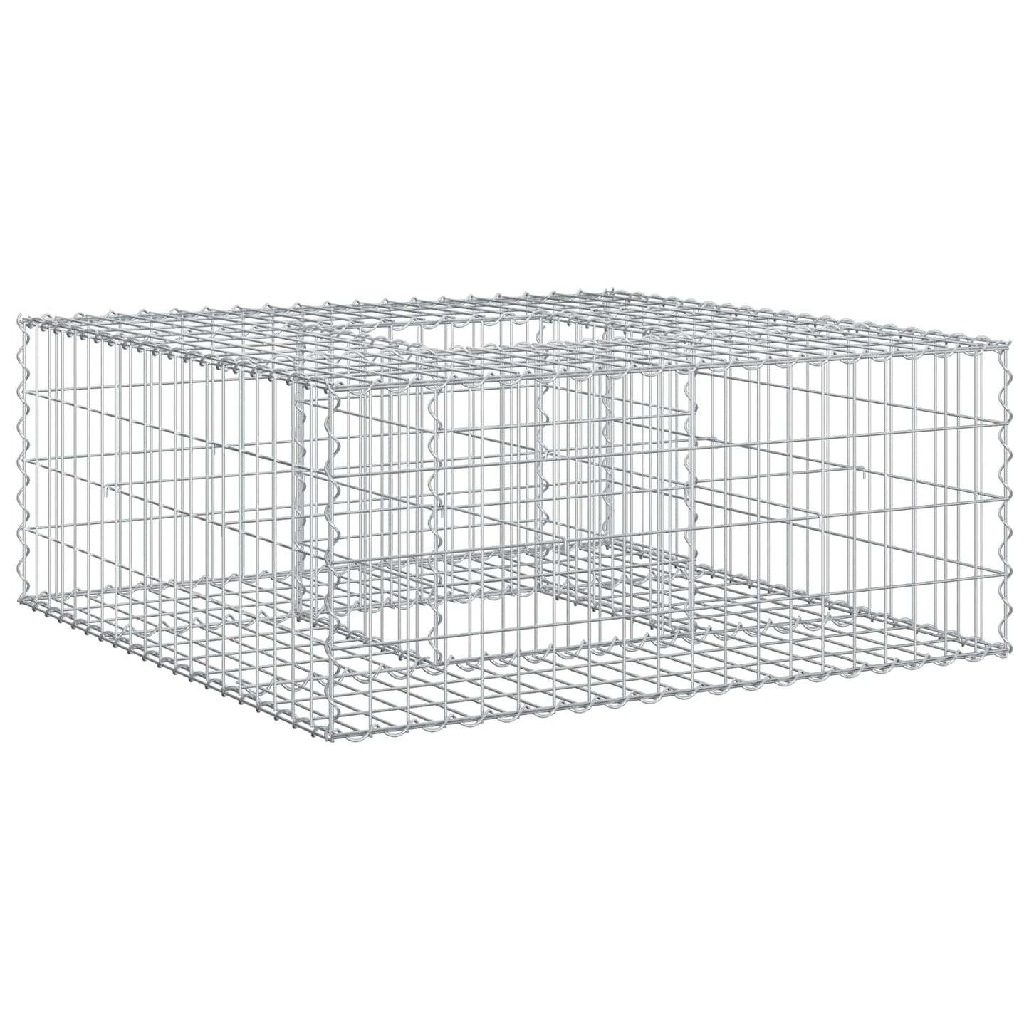 Gabion hevet seng sølv