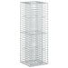 Gabion hevet seng sølv 50 x 50 x 150 cm Galvanisert Stål vidaXL