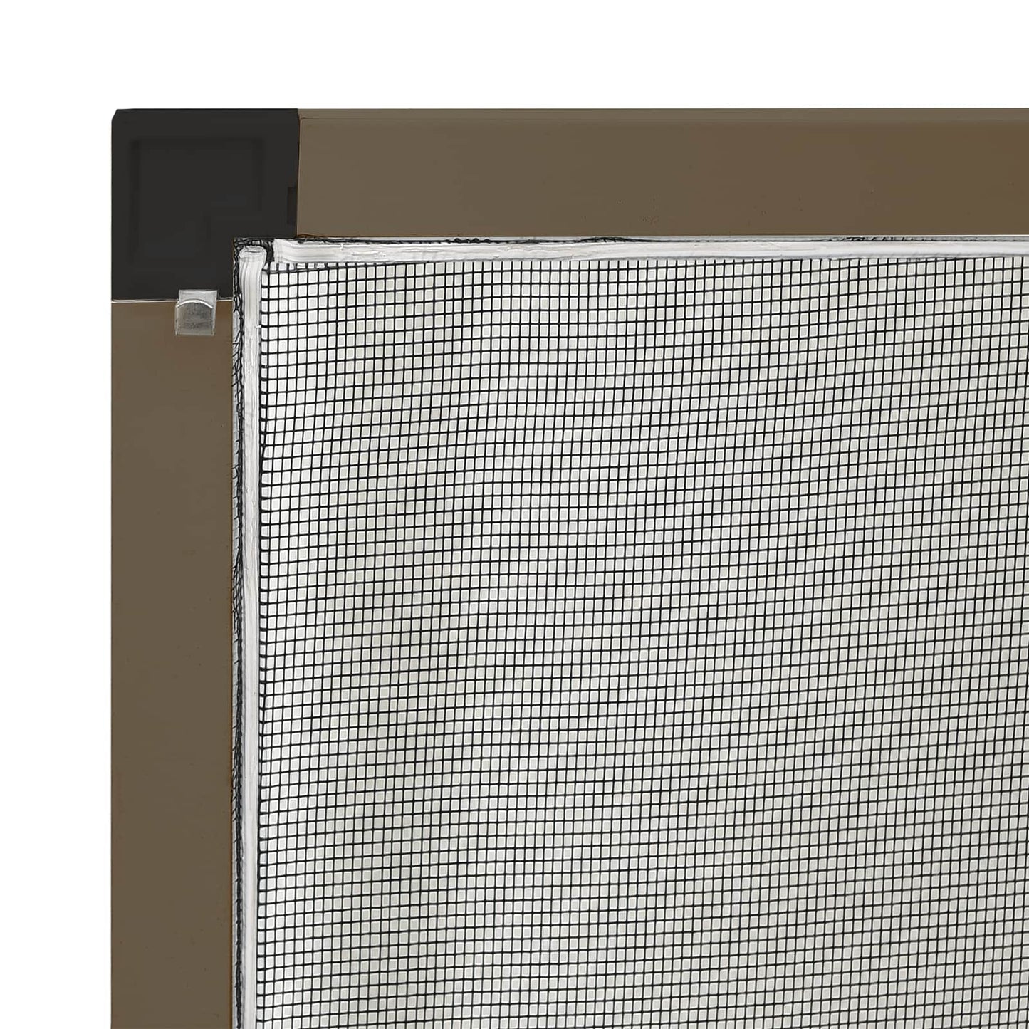 Insektmaske for vinduer Brun 130 x 150 cm