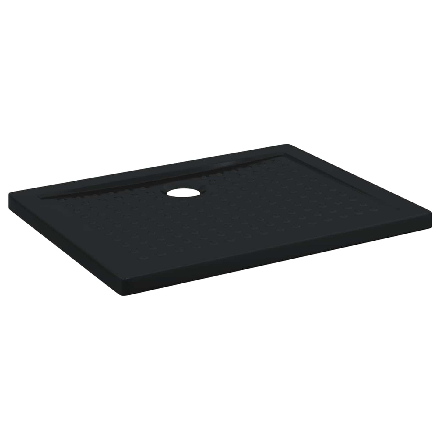 Dusjbunnbrett med prikker 90 x 70 x 4 cm ABS Svart