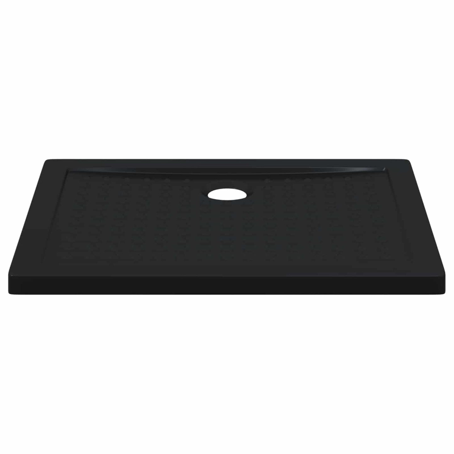 Dusjbunnbrett med prikker 90 x 70 x 4 cm ABS Svart