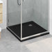 Dusjbunnbrett med prikker 80 x 80 x 4 cm ABS Svart
