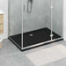 Dusjbunnbrett med prikker 120 x 80 x 4 cm ABS Svart