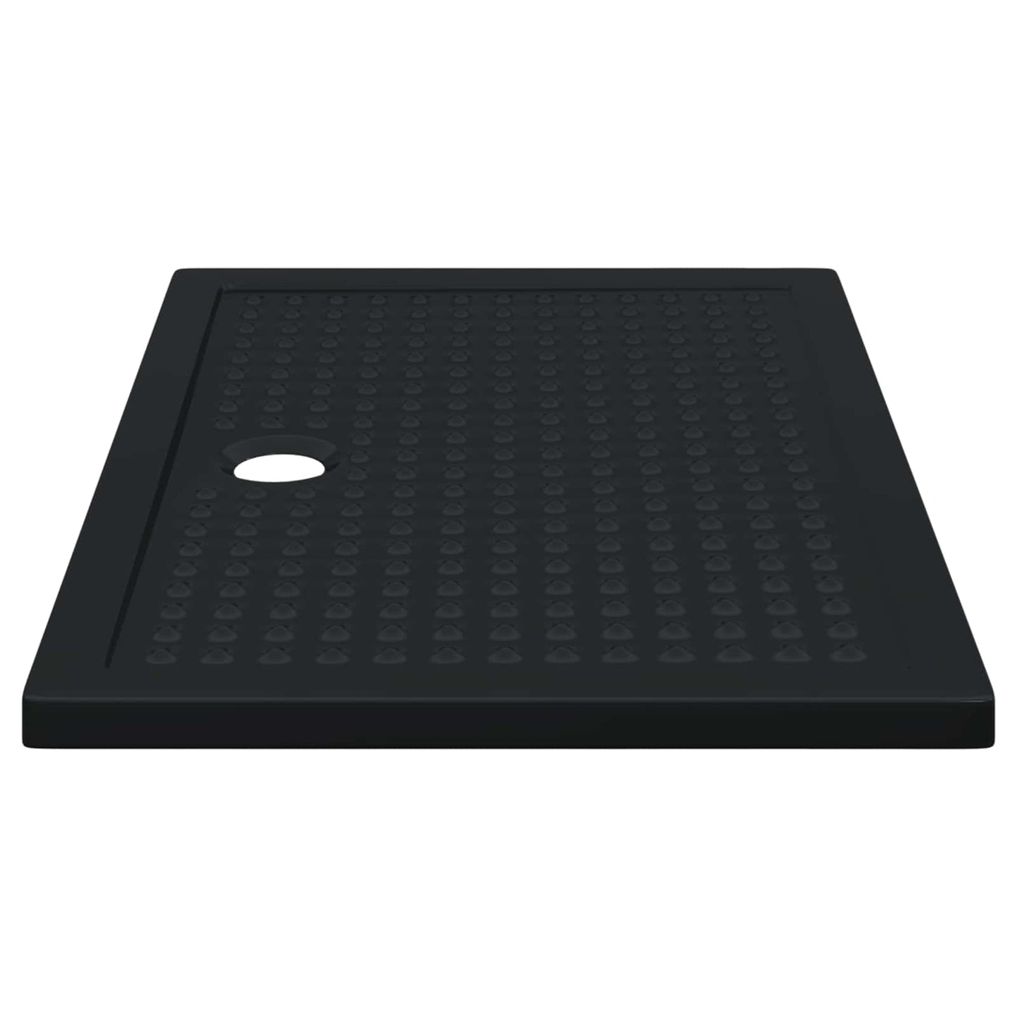 Dusjbunnbrett med prikker 120 x 80 x 4 cm ABS Svart