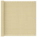Balkong Skjerm Beige 90 x 700 cm HDPE og Aluminium