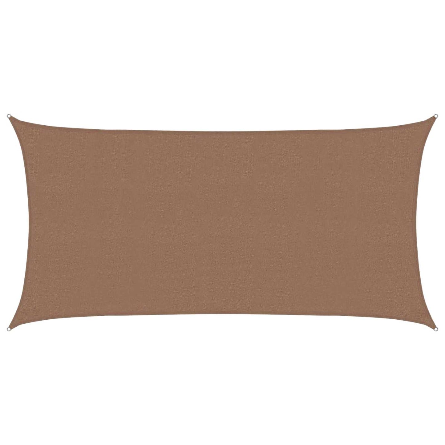 Solseil Gråbrun 2,5 x 6 m HDPE
