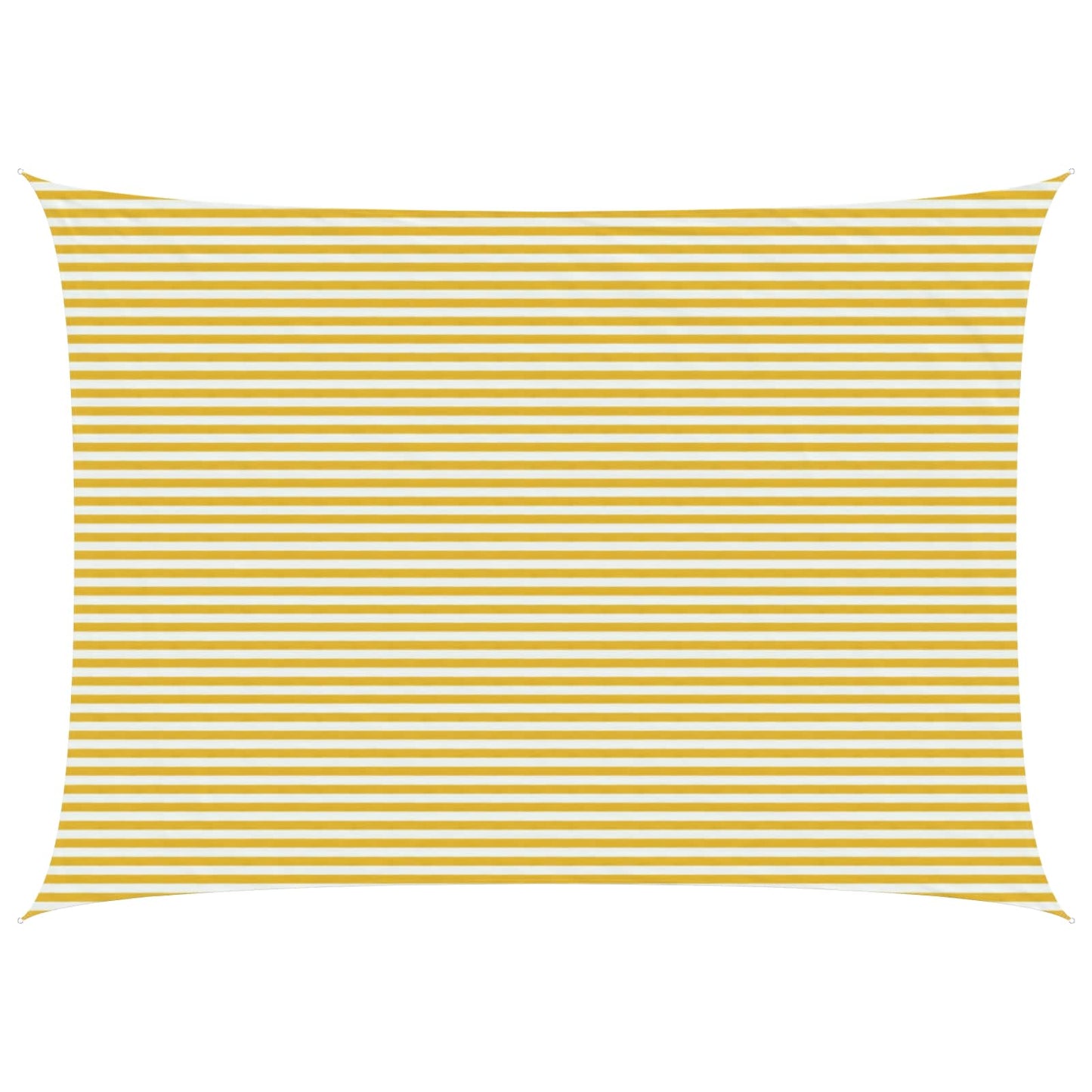 Solseil Gul og hvit 5 x 7 m HDPE