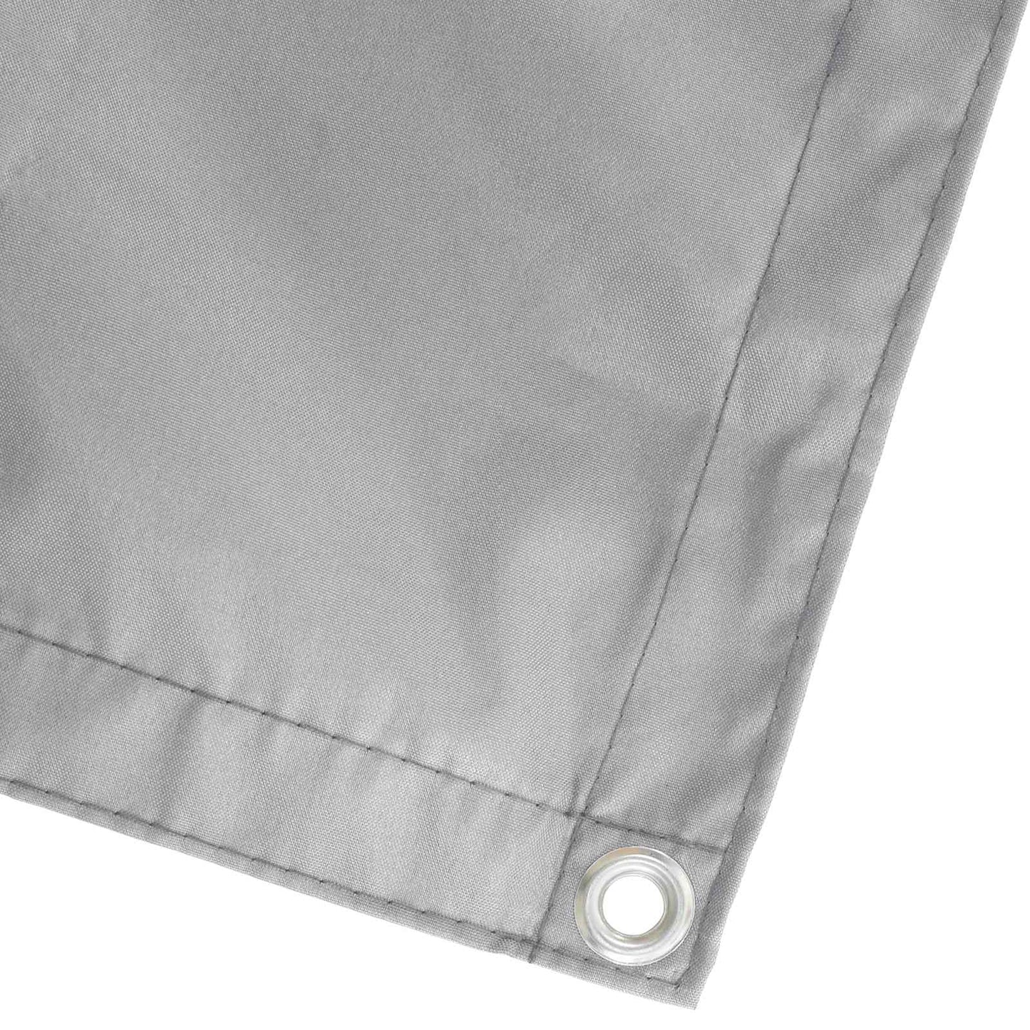 Balkong privat skjerm 150 x 800 cm Stoff med PU-belegg Lysegrå