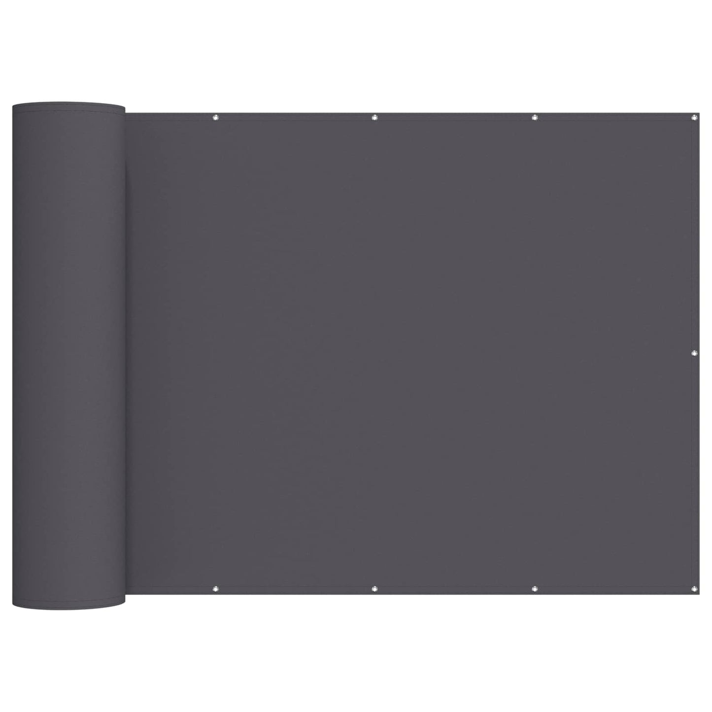 Balkong privat skjerm 180 x 500 cm Stoff med PU-belegg