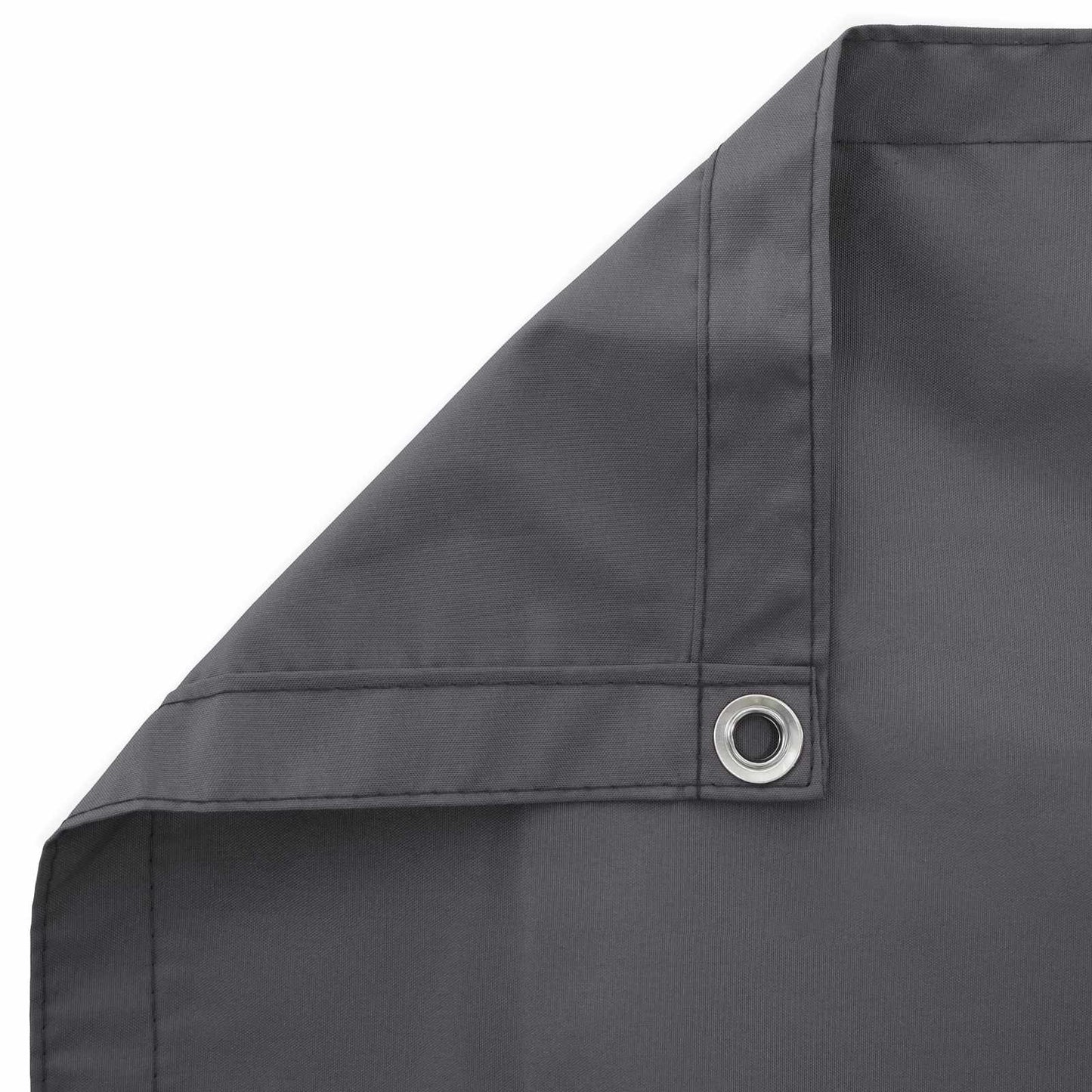 Balkong privat skjerm 200 x 800 cm Stoff med PU-belegg