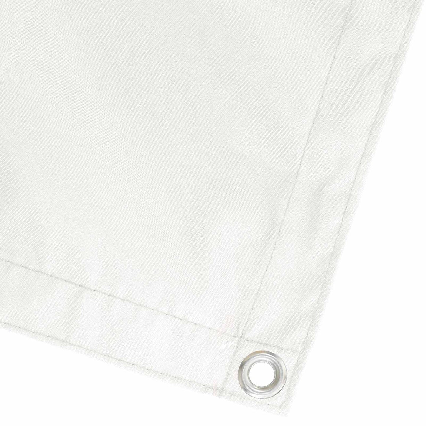 Balkong privat skjerm 150 x 300 cm Stoff med PU-belegg Hvit