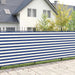 Balkong privat skjerm 200 x 800 cm Stoff med PU-belegg