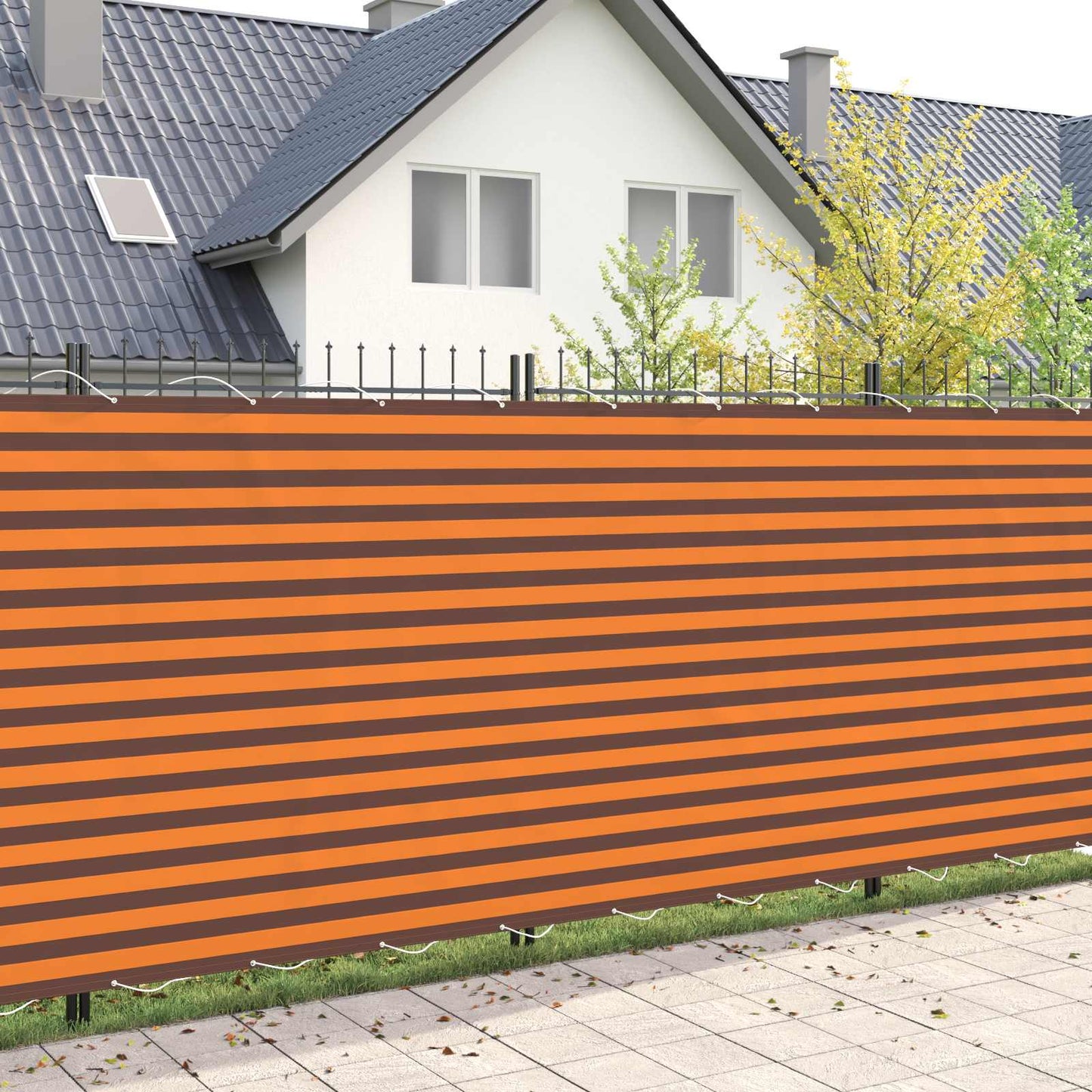 Balkong privat skjerm 200 x 300 cm Stoff med PU-belegg