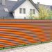 Balkong privat skjerm 200 x 500 cm Stoff med PU-belegg