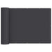 Balkong privat skjerm 180 x 700 cm Stoff med PU-belegg Svart
