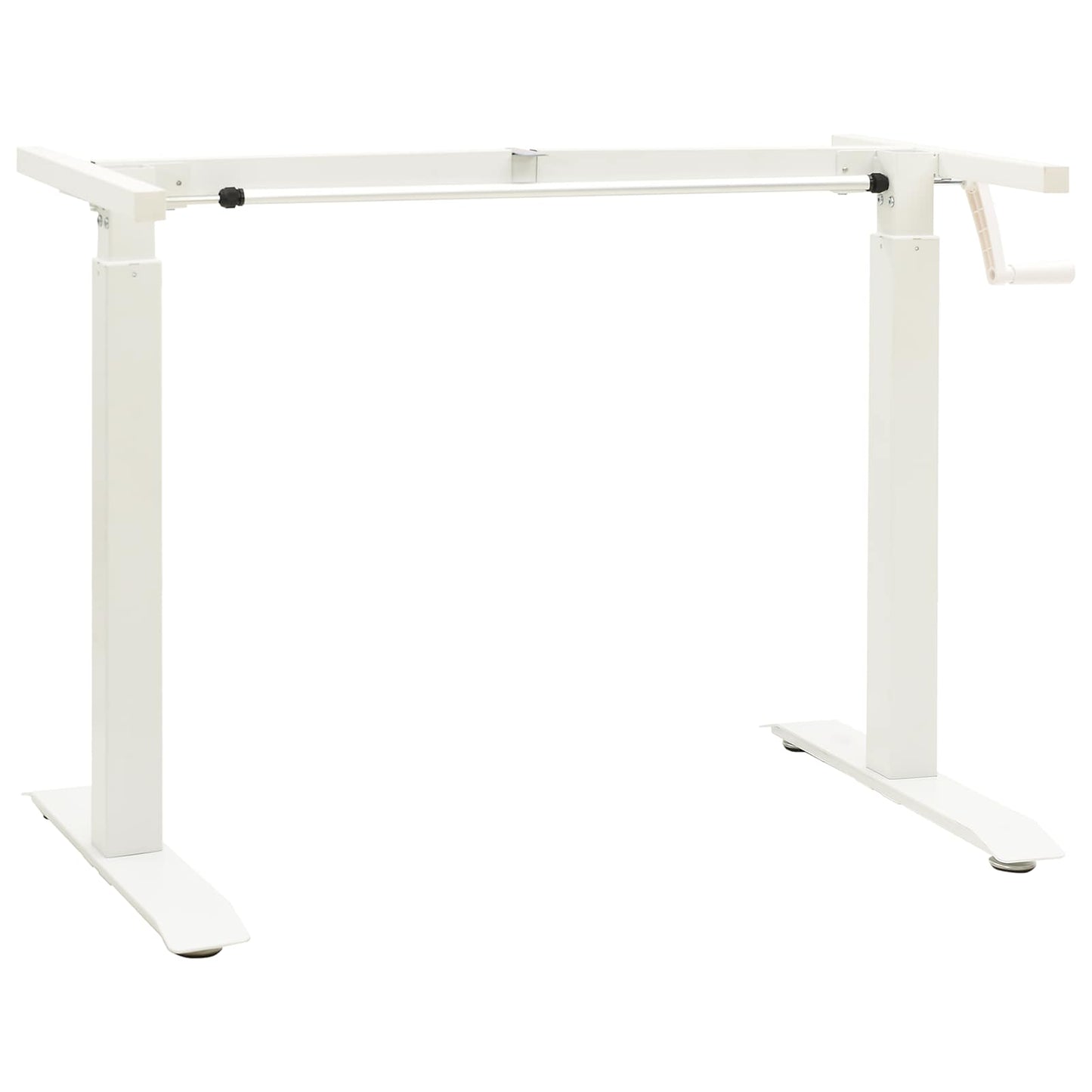 Skrivebord Hvit og Naturlig 120 x 60 cm Massivt Eiketre