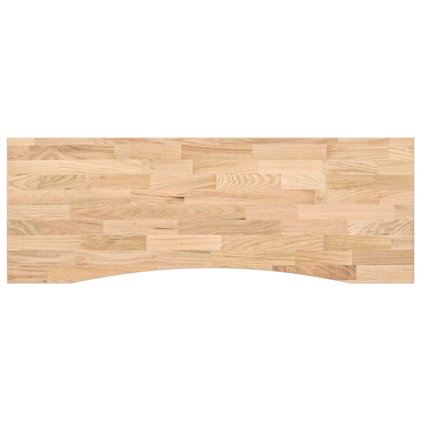 Skrivebord Hvit og Naturlig 140 x 60 cm Massivt Eiketre