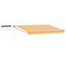 Elektrisk Utrekkbar Markise sand 100% polyester og aluminium