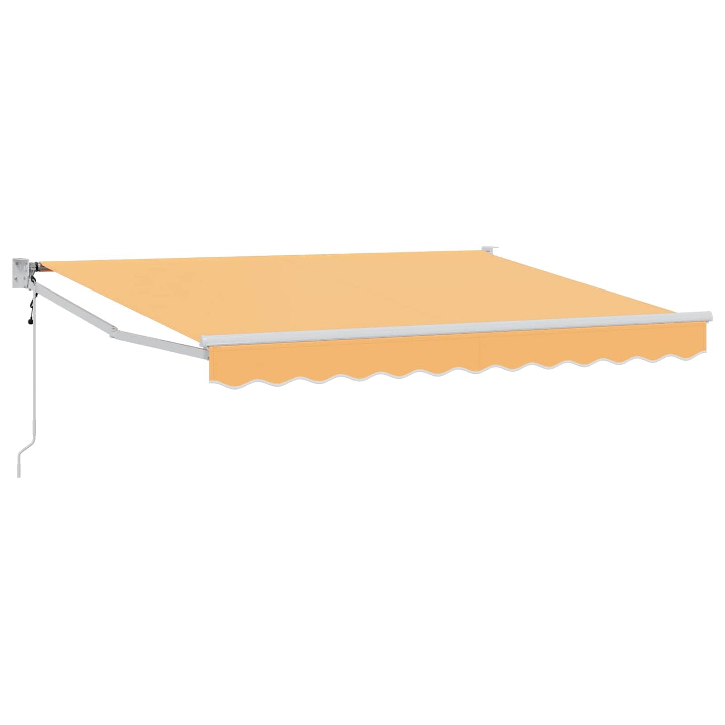 Elektrisk Utrekkbar Markise sand 100% polyester og aluminium