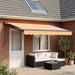 Uttrekkbar markise sand 4 × 3 m 100% polyester og aluminium