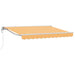 Uttrekkbar markise sand 4 x 2 m Polyester og aluminium