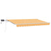 Innvendbar Markise sand 350 x 250 cm Stoff og stål