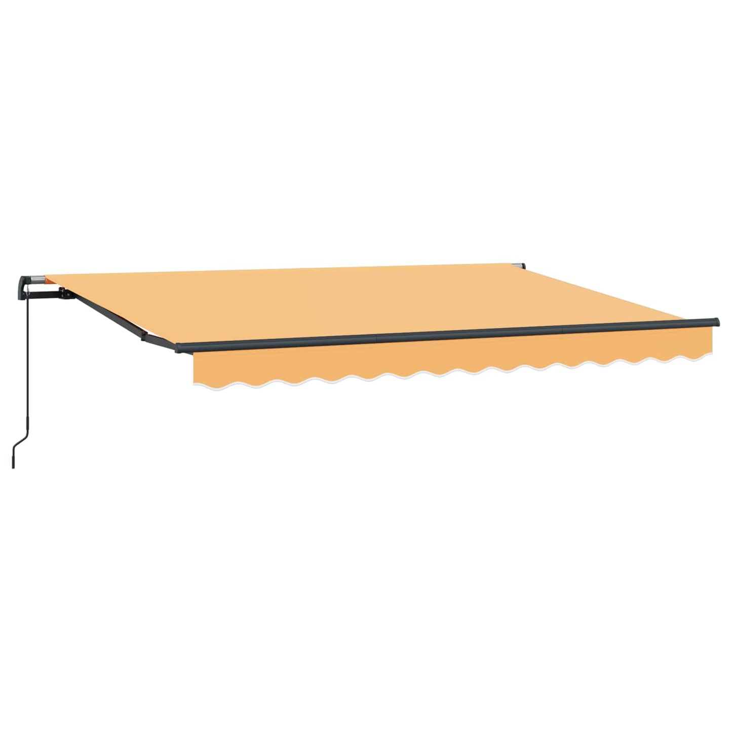 Innvendbar Markise sand 400 × 300 cm Polyester og stål