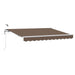 Innvendbar Markise Gråbrun 450 × 300 cm Polyester og Metall