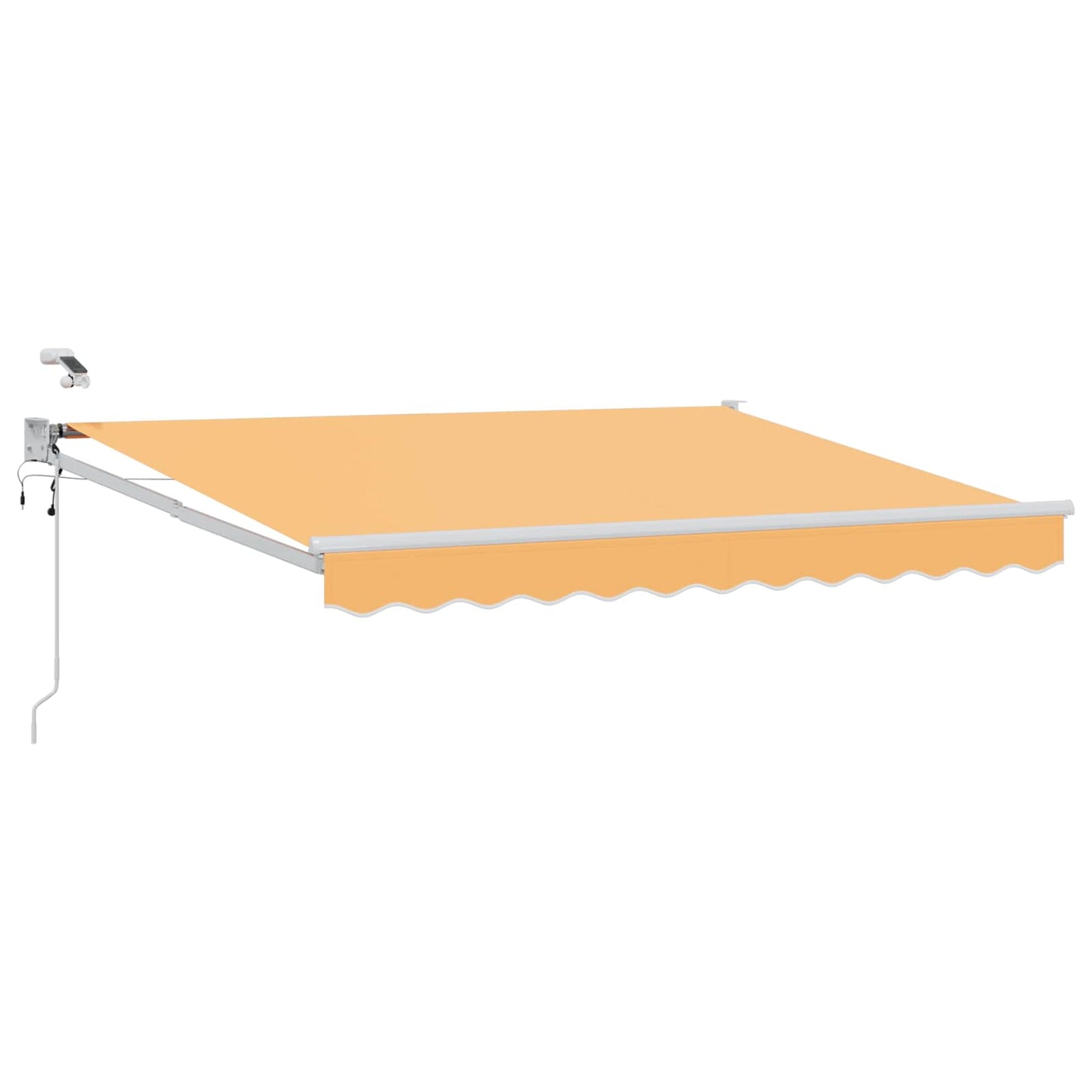 Elektrisk Utrekkbar Markise sand 100% polyester og aluminium
