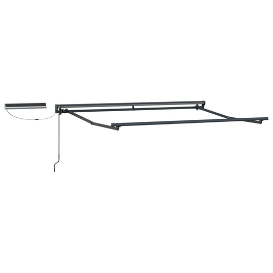 Elektrisk Utrekkbar Markise Gråbrun 4,5 × 3,5 m