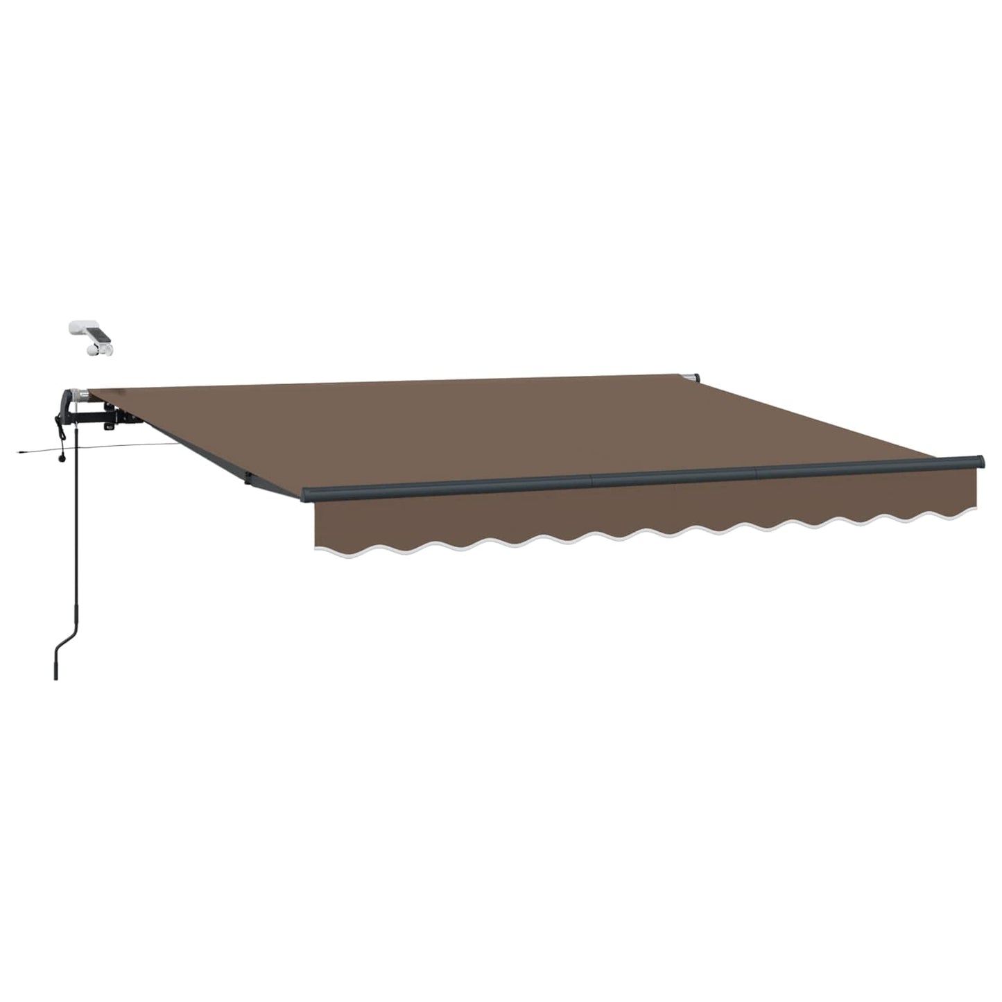 Markiseduk Gråbrun 600 × 350 cm Polyester