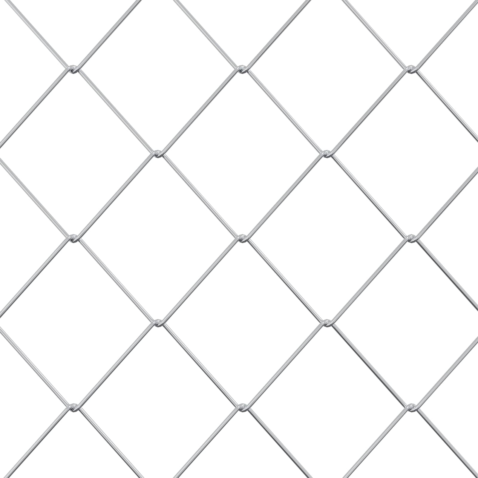 Kjedegjerde Galvanisert 2 x 20 m Glass vidaXL