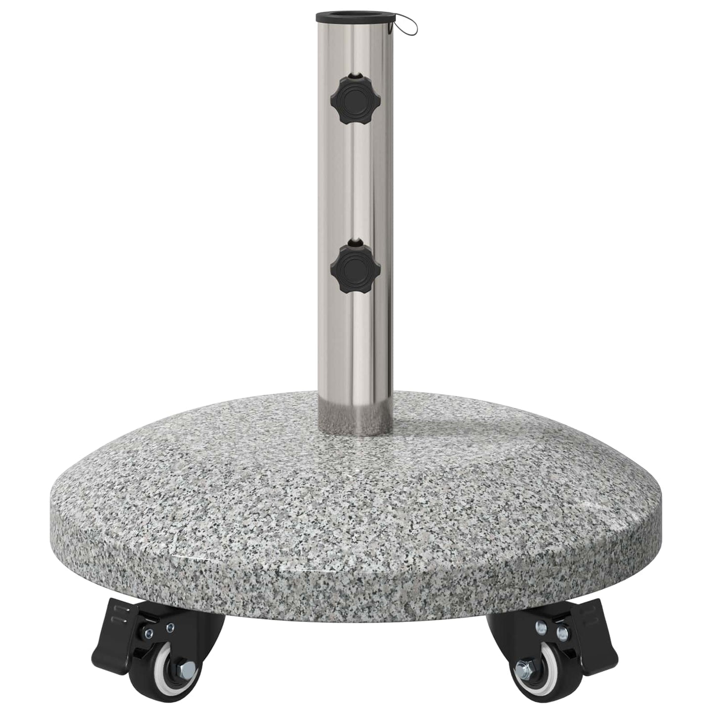 Granitt Paraplyfot med hjul for 4-5 cm stang 27.2 kg Grå