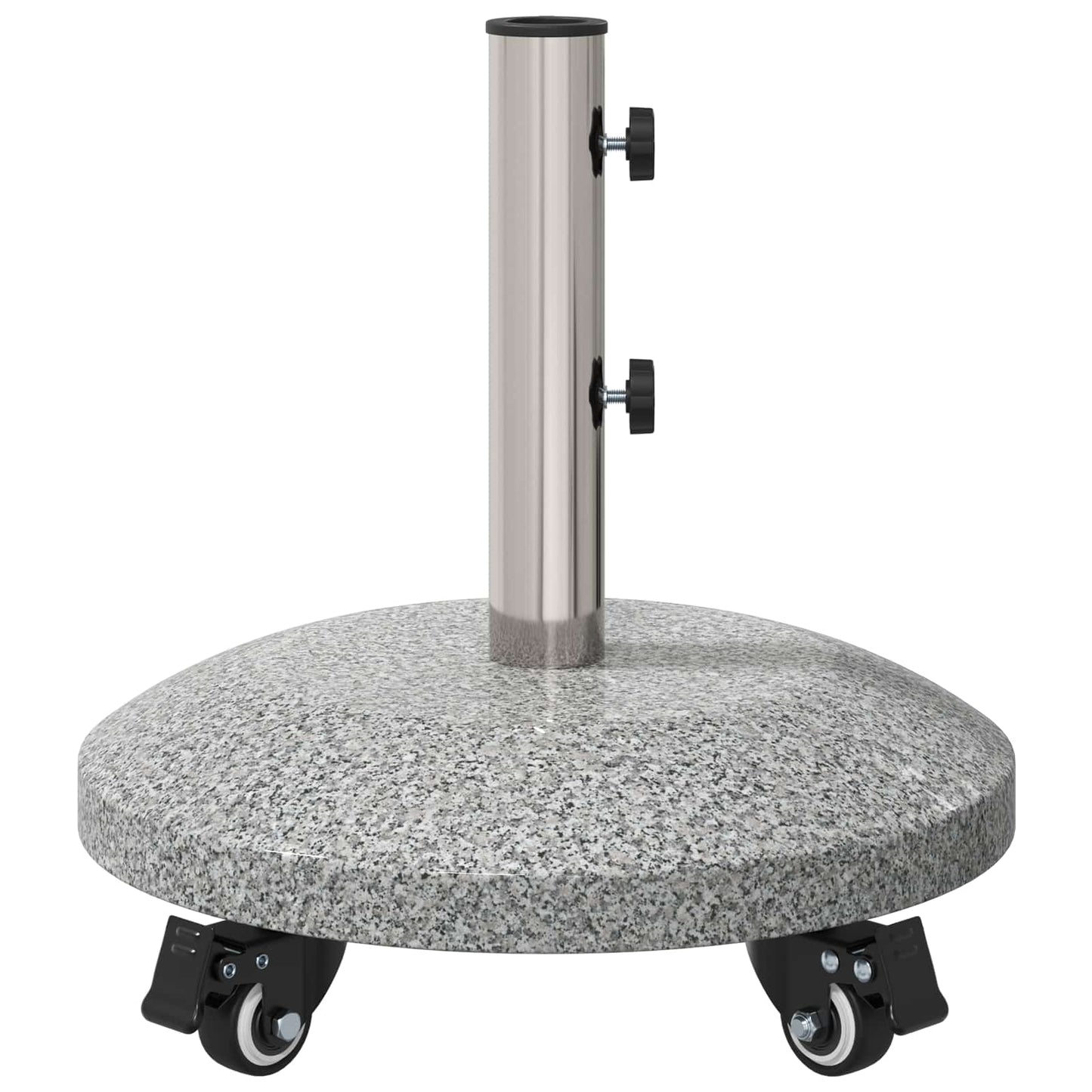 Granitt Paraplyfot med hjul for 4-5 cm stang 27.2 kg Grå