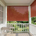 Utendørs Rullegardin 90% UV-blokk Terracotta 60 x 230 cm HDPE