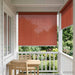 Utendørs Rullegardin 90% UV-blokk Terracotta 120 x 230 cm HDPE