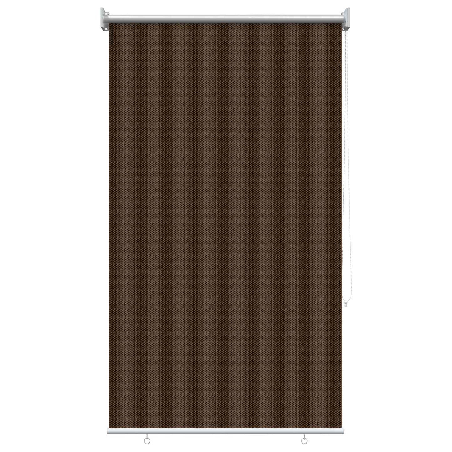 Utendørs Rullegardin 90% UV-blokk Brun 80 x 140 cm HDPE