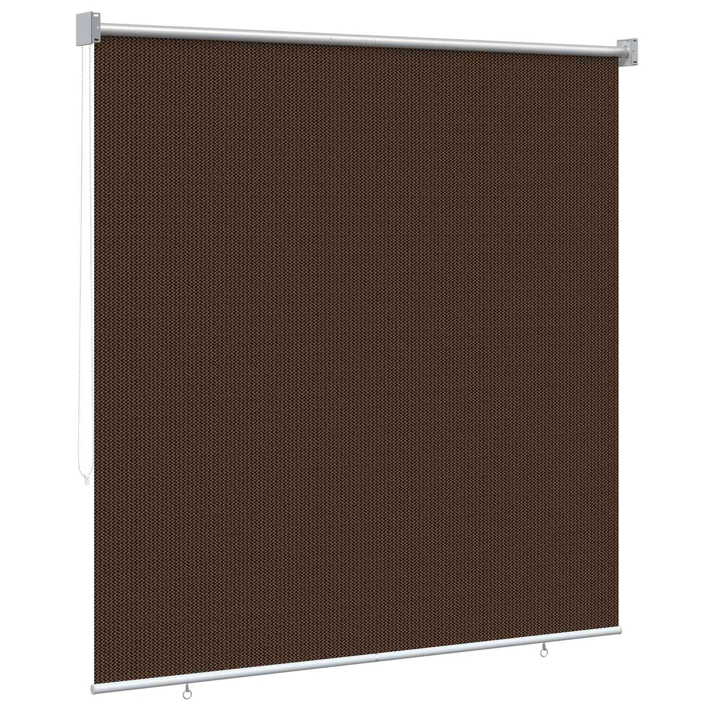 Utendørs Rullegardin 90% UV-blokk Brun 120 x 230 cm HDPE