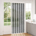 Insektgardin Chenille Grå og svart 100 x 230 cm 100% PP