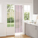 Insektgardin Chenille Sølvgrå og rosa 56 x 200 cm 100% PP