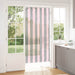Insektgardin Chenille Sølvgrå og rosa 90 x 200 cm 100% PP