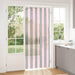 Insektgardin Chenille Sølvgrå og rosa 90 x 220 cm 100% PP