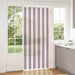 Insektgardin Chenille Sølvgrå og rosa 100 x 220 cm 100% PP