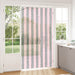 Insektgardin Chenille Sølvgrå og rosa 118 x 220 cm 100% PP